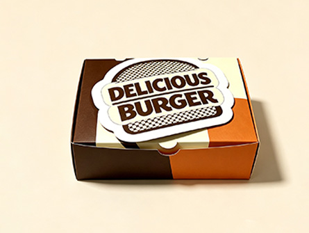 Customized Flip-top Large Hamburger Box