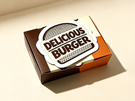 Customized Flip-top Large Hamburger Box