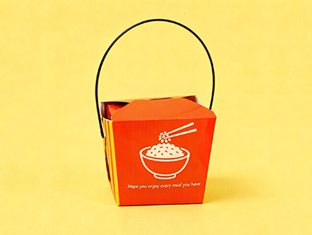 Customized Orange Portable Packing Box