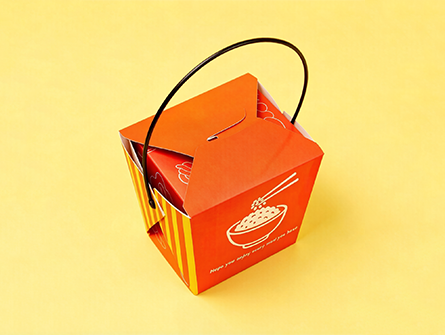 Customized Orange Portable Packing Box