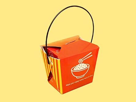 Customized Orange Portable Packing Box