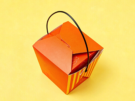 Customized Orange Portable Packing Box