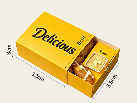 Customized Drawer-style Dipping Sauce Fried Chicken Box