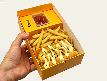 Customized Drawer-style Dipping Sauce Fried Chicken Box