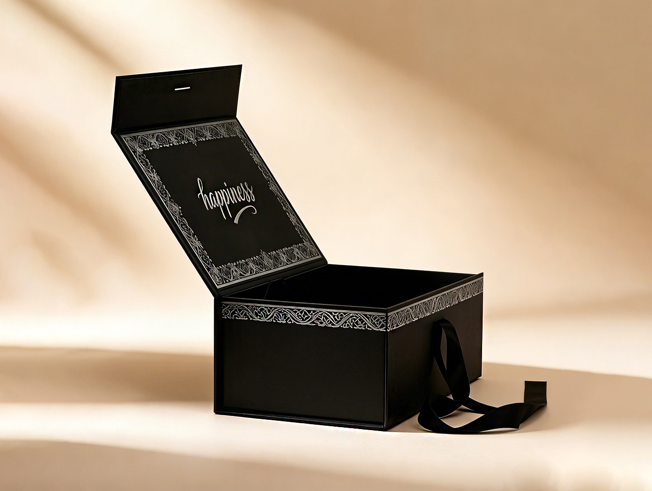 Custom Logo Recyclable Black Foam Insert Magnetic Gift Paper Box Folding Hard Rigid Packaging Boxes With Magnet Lid