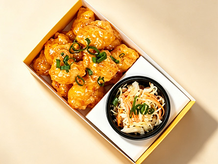 Customized Yellow Drawer-style Fried Chicken Box