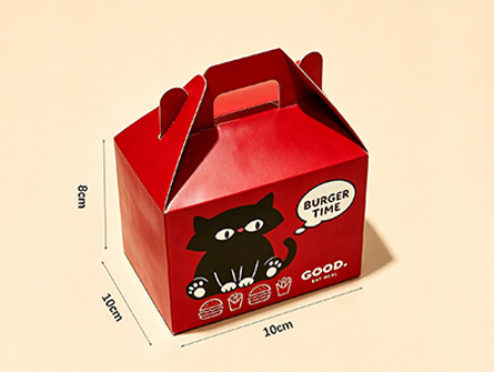 Customized cartoon-style portable hamburger box