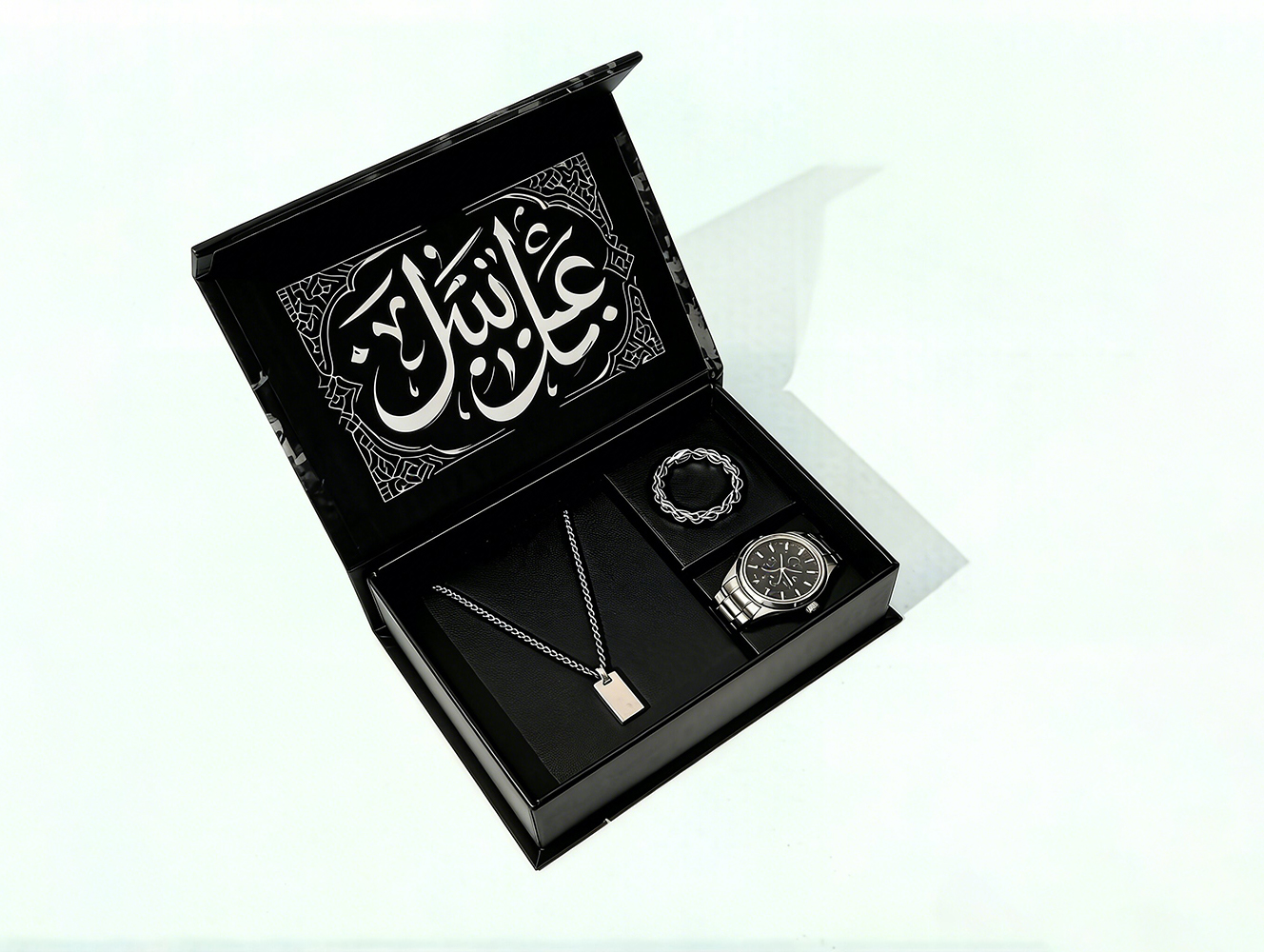 Custom Logo Luxury Black Premium Rigid Folding Magnetic Gift Packaging Boxes Recyclable Durable Hard Cardboard Gift Box