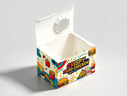 Customized Lively style Dipping Sauce Fried Chicken Box