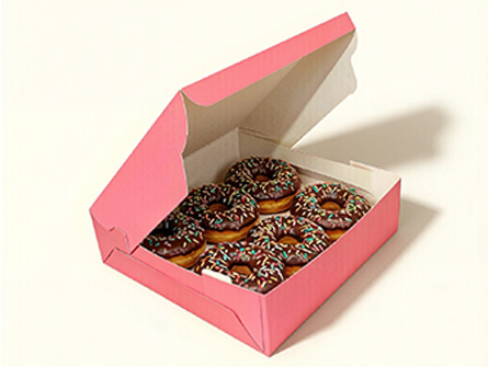 Customize Cute Style Doughnut Box