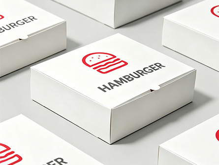 Factory-made Minimalist-style Hamburger box