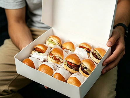 Factory-made Minimalist-style Hamburger box