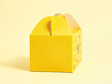 Customized Yellow Graffiti Portable Fried Chicken Box