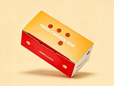Customized Color-printed Flip-top Chicken Box