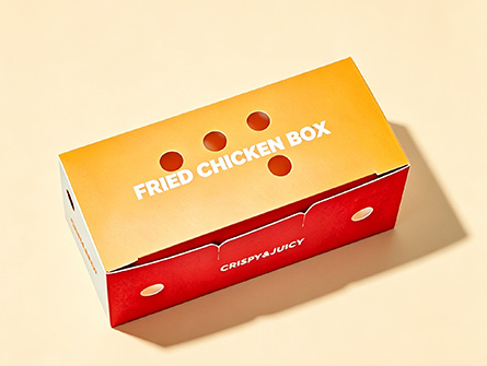 Customized Color-printed Flip-top Chicken Box