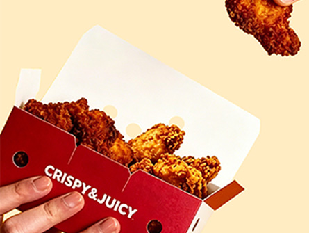 Customized Color-printed Flip-top Chicken Box