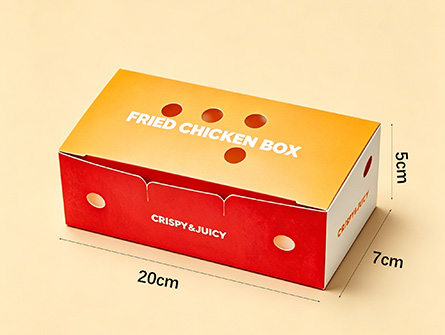 Customized Color-printed Flip-top Chicken Box