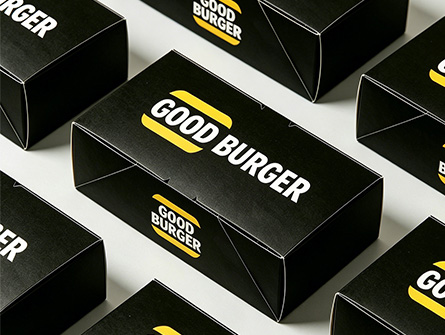 Factory-made Simple Side-opening Cover Burger Box