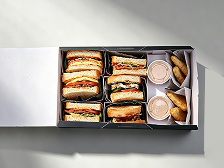 Factory-made Simple Side-opening Cover Burger Box