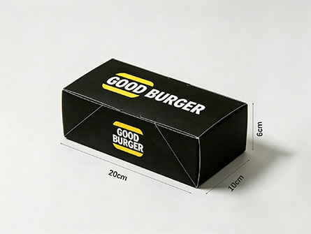 Factory-made Simple Side-opening Cover Burger Box