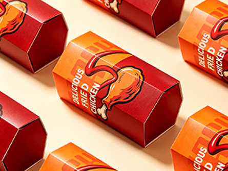 Factory-made Hexagonal Drawer-style Fried Chicken Box