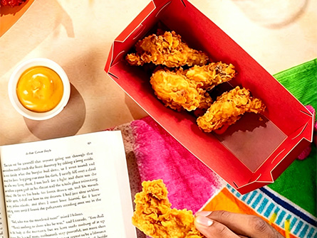 Factory-made Hexagonal Drawer-style Fried Chicken Box