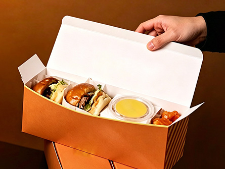 Wholesale Dipping Sauce-style Hamburger Boxes
