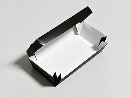 Customized Black Foldable Fried Chicken Box