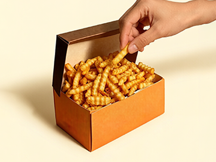 Customized Retro-style Hamburger box