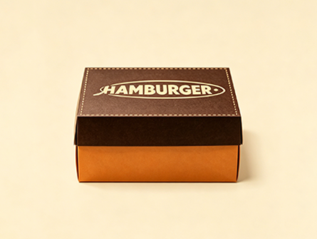 Customized Retro-style Hamburger box
