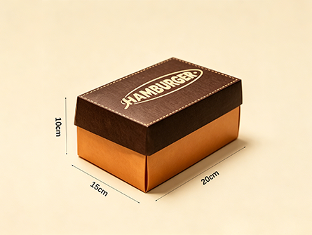 Customized Retro-style Hamburger box
