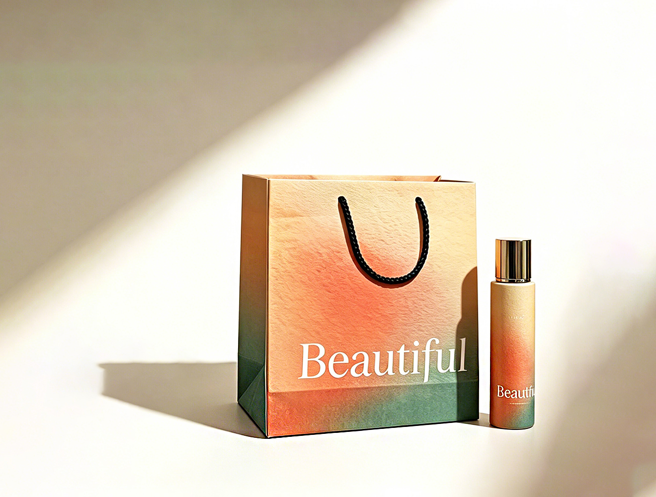 Small Gift Paper Bag For Cosmetics