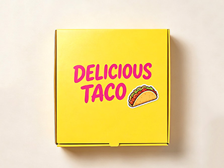 Customized Cardboard Flip-top Taco Box