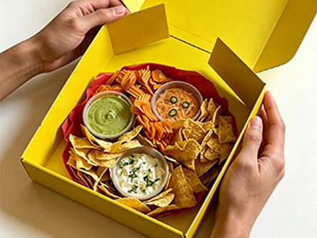 Customized Cardboard Flip-top Taco Box