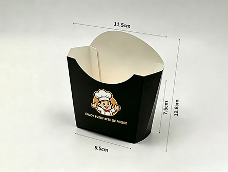 Customized Black Food Takeout Packaging Box