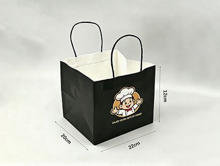 Customized Black Food Takeout Packaging Box