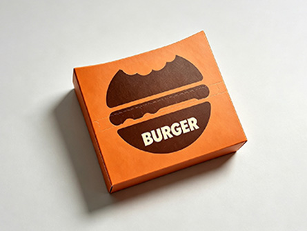 Customized Special-shaped Pull-tab style Burger Box