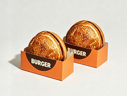 Customized Special-shaped Pull-tab style Burger Box
