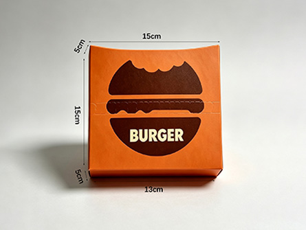 Customized Special-shaped Pull-tab style Burger Box