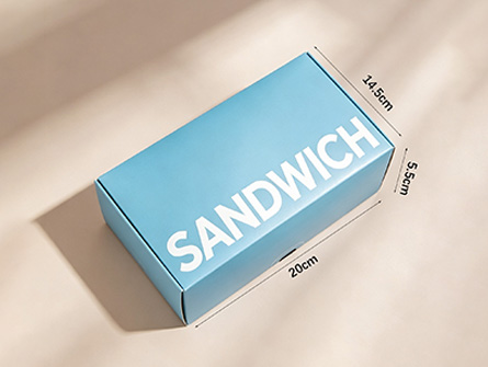 Customized Minimalist Flip-top Dessert Box