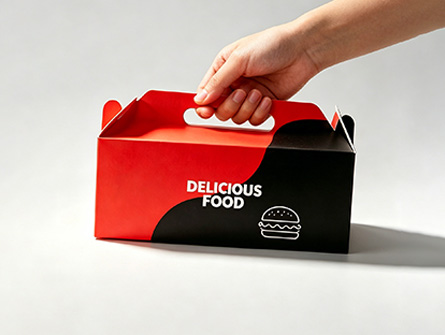 Factory-made Square Portable Hamburger Box