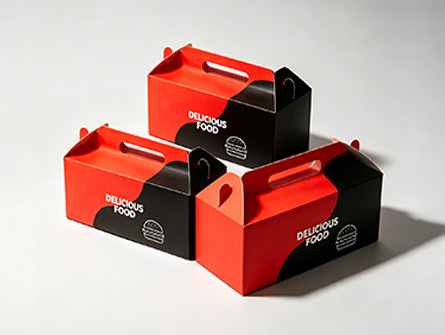 Factory-made Square Portable Hamburger Box