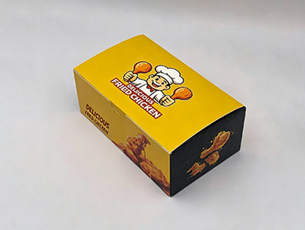 Customized Set Of Yellow Multi-sized fried Chicken Boxes