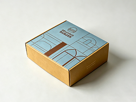 Customized Middle Eastern Style Flip-top Burger Box