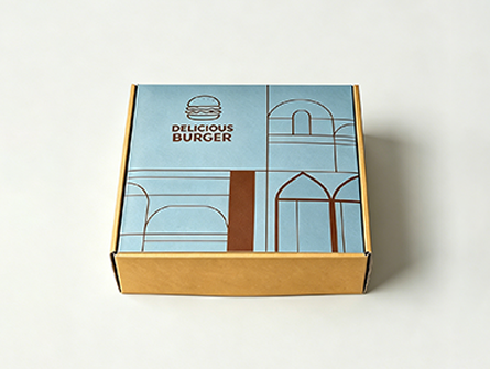 Customized Middle Eastern Style Flip-top Burger Box