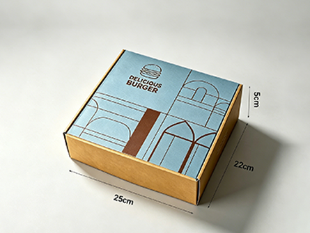 Customized Middle Eastern Style Flip-top Burger Box