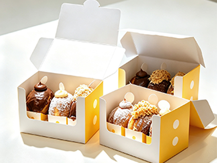 Customized Flip-top Doughnut Box for Donniz Brand