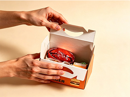 Factory-made Cute-style Hand-held Burger Box