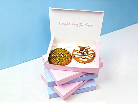 Customized Multi-size Flip-top Cookie Boxes