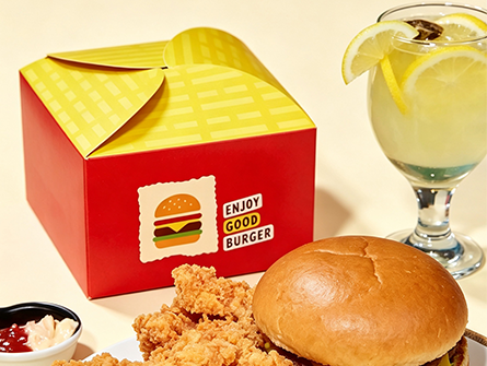 Customized One-piece Flip-top Burger Box